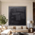 cheap POP Oil Paintings-Large Abstract Canvas Black Minimalist painting handmade Abstract Painting Nordic Abstract Painting for Living Room Abstract Painting Boho Abstract Wall Art painting