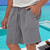 cheap Holiday-Men&#039;s Shorts Linen Shorts Summer Shorts Beach Shorts Pocket Drawstring Elastic Waist Plain Comfort Breathable Short Vacation Holiday Beach Hawaiian Boho Black Yellow