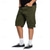 cheap Classic-Men&#039;s Cargo Shorts Shorts Summer Shorts Drawstring Elastic Waist Multi Pocket Plain Comfort Wearable Knee Length Outdoor Sport Daily Fashion Casual Black Khaki