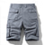 abordables Classique-Homme Shorts cargo Shorts Shorts d&#039;été Multi-poches Boutonné Poche à Rabat Uni Confort Portable Longueur Genou Extérieur Sport Quotidien Mode Occasionnel Noir Kaki