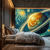levne Planetární tapisérie-Planeta vesmír závěsný tapisérie nástěnná umění velká tapisérie mural dekorace fotografické pozadí deka závěs domov ložnice obývací pokoj dekorace