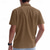 cheap Men&#039;s Classic Polo-Men&#039;s Golf Shirt Golf Polos Shirts Work Casual V Neck Short Sleeve Basic Modern Plain Jacquard Summer Spring Regular Fit Apricot White Brown Light Grey Army Green Light Blue Golf Shirt