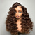 cheap Human Hair Lace Front Wigs-Brazilian Remy Human Hair Glueless 5x5 Lace Closure Wigs with Baby Hair Ombre Colored Lace Frontal Wig  Loose Deep Wave Pre-Plucked for Women