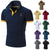 preiswerte Klassisches Poloshirt für Herren-Herren Polo Golfshirt Lässig Sport Klassisch Kurzarm Basic Farbblock Hirsch Knopf vorne Sommer Frühling Normale Passform Dunkelbraun Dunkelgrau Schwarz Weiß Gelb Burgunderrot Polo