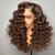 cheap Human Hair Lace Front Wigs-Brazilian Remy Human Hair Glueless 5x5 Lace Closure Wigs with Baby Hair Ombre Colored Lace Frontal Wig  Loose Deep Wave Pre-Plucked for Women