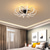 ieftine Lumini Reglabile-10-Light 60 cm Intensitate Luminoasă Reglabilă Ventilator Metal silicagel Modern Stilul nordic 220-240V