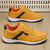 cheap Men&#039;s Sneakers-Men&#039;s Mustard Yellow &amp; Navy Blue Sporty Lace-Up Shoes, Sleek Comfort Design for Casual and Active Wear