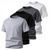cheap Men&#039;s Casual T-shirts-Men&#039;s T Shirt Tee Short Sleeve Shirt Tee Top Short Sleeve Crew Neck Summer Plain Fashion Designer Basic Classic Vacation Street Going out Black White Light Grey Top Tee for Men