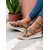 economico Sandali con zeppa-sandali con zeppa con strass da donna – eleganti sandali con plateau slip-on per l'estate, la spiaggia e le uscite casual
