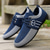 abordables Chaussures Décontractées à Lacets-Chaussures décontractées à enfiler en nylon pour hommes avec textures contrastées - parfaites pour un usage quotidien et les activités de loisirs