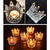 abordables Fournitures pour fêtes-bougeoir en cristal (bougie non incluse), décoration d&#039;intérieur élégante, cadeau pour la fête des pères, la fête des mères, Noël, la Saint-Valentin, un anniversaire, une décoration de table