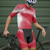 cheap Men&#039;s Jerseys-Men&#039;s Cycling Jersey Short Sleeve Bike Tee Tshirt Jersey with 3 Rear Pockets Mountain Bike MTB Breathable Quick Dry Anatomic Design Wicking Dark Pink Dark Purple Red Gradient Sports Clothing Apparel