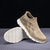 abordables Chaussures Décontractées Slip-On-Baskets à enfiler en tricot texturé pour hommes, coupe confortable avec semelle épaisse à la mode, chaussures streetwear décontractées