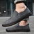 billiga Slip-On vardagsskor-slip-on loafers i beige mocka för män – handgjorda mockasinskor för vardagsbruk