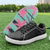 billige Herresko til golf-hvite og svarte ytelsesgolfsneakers for menn, slitesterk mikrofiberkonstruksjon, ideell for hverdagsgolfere