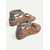abordables Sandales Gladiateur-Sandales plates bohèmes à lanières pour femmes – Sandales gladiateur à imprimé ethnique avec boucle pour l'été, la plage et les tenues décontractées