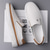 abordables Chaussures Décontractées Slip-On-Baskets blanches à enfiler pour homme avec détails en PU – chaussures légères et tendance pour le streetwear, les voyages et les tenues décontractées