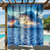 preiswerte Wasserdichte Vorhänge-Wasserdichter Outdoor Vorhang Außenvorhang Privatsphäre Schiebe-Patio-Vorhänge Pergola-Vorhänge Grommet 3D Sommer Strand Ozean Landschaft Für Pavillon Balkon Veranda Party 1 Panel