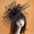 cheap Fascinators-Headdress Tulle Fedora Hat Wedding Birthday Evening Party Tea Party Horse Race Elegant Vintage Cute With Feather Headpiece Headwear