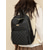 economico Zaini alla moda-Zaino Moda Trapuntato da Donna Borsa da Viaggio alla Moda Multi Tasche con Cerniere Dorate per Uso Quotidiano