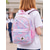 cheap Kids &amp; Teen Backpacks-Girls&#039; 3-Piece Pastel Backpack Set with Lunch Bag and Pencil Case – Lightweight Quilted School Bookbag for Teen Students and Daily Use