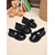 Χαμηλού Κόστους Παιδικά Loafers And Slip-Ons-μαύρα loafers για μικρά κορίτσια με μεγάλο φιόγκο – χαριτωμένα και άνετα σχολικά παπούτσια για νηπιαγωγείο και δημοτικό σχολείο