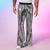 olcso Alsók-Retró 1980-as évek Bell Bottom Pants Bő nadrág Diszkó Flitter Bootcut Jelmez Férfi Mindszentek napja Farsang Pride Parade Büszkeség hónapja Felnőttek Nadrágok