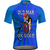 cheap Men&#039;s Jerseys-Men&#039;s Cycling Jersey Short Sleeve Bike Tee Tshirt Jersey with 3 Rear Pockets Mountain Bike MTB Breathable Quick Dry Anatomic Design Wicking Red Blue Dark Green Graphic Sports Clothing Apparel