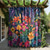 cheap Waterproof Curtains-Waterproof Outdoor Curtain Privacy, Sliding Patio Curtain Drapes, Pergola Curtains Grommet 3D Summer Floral Landscape For Gazebo, Balcony, Porch, Party, 1 Panel