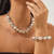 cheap Jewelry Sets-Jewelry Set Two-piece Suit Silver-Plated 1 Necklace Bracelets Women&#039;s Punk Vintage Stylish Cute Beads Blessed irregular Jewelry Set For Party Street Holiday