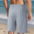 cheap Sweat Shorts-Men&#039;s Shorts Summer Shorts Casual Shorts Pocket Drawstring Elastic Waist Plain Textured Comfort Breathable Knee Length Outdoor Vacation Sport Casual Black White