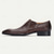 preiswerte Loafer aus hochwertigem Leder-Dunkelbraune Herren-Loafer aus Leder mit Krokodilmuster und elastischen Kentucky-Derby-Schuhen für Business Casual