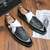 cheap Monk Shoes-Men's Dress Shoes - Black and White Two-Tone Shoes with Glitter Detailing for Dance Parties and Special Occasions