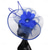 voordelige Bruiloft Zendspoel-Helm Veren Sinamay Bruiloft Avond Feest Elegant Bruiloft Met Veer Bloem Helm Hoofddeksels