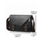 billige Herrevesker-messenger bag i imitert skinn for menn – vintage business skulderveske med justerbar stropp og spennedetalj, profesjonell koffert for kontor, arbeid og reise