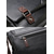 billige Herrevesker-messenger bag i imitert skinn for menn – vintage business skulderveske med justerbar stropp og spennedetalj, profesjonell koffert for kontor, arbeid og reise