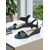cheap Dress Sandals-Women&#039;s Comfort Wedge Sandals – Faux Leather Croc Texture Slingback Design for Business Casual Outfits