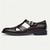 baratos Sandálias de couro premium-sandálias masculinas de couro com bico fechado – sapatos de verão respiráveis e antiderrapantes para reuniões formais, igreja e uso ao ar livre