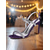 cheap Prom-Women&#039;s White Rhinestone Block Heel Sandals – Bridal Prom Heels for Weddings, Parties and Elegant Evenings