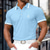 ieftine Polo clasic pentru bărbați-Bărbați Tricou polo din bumbac Tricouri polo de golf Casual Afaceri Guler polo cu nervuri Clasic Manșon scurt De Bază Modern Culoare solidă Nasturi Siglă Primavara vara Fit regulat Roșu Închis Galben