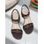 cheap Dress Sandals-Women&#039;s Comfort Wedge Sandals – Faux Leather Croc Texture Slingback Design for Business Casual Outfits