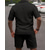 ieftine Polo clasic pentru bărbați-Bărbați Cămașă de golf Tricouri polo de golf Muncă Casual Rever Manșon scurt De Bază Modern Simplu 2 bucăți Jacquard Vară Fit regulat Roșu Vin Negru Alb Roșu Închis Roz Albastru celest Cămașă de golf