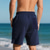 cheap Sweat Shorts-Men&#039;s Shorts Summer Shorts Casual Shorts Pocket Drawstring Elastic Waist Plain Textured Comfort Breathable Knee Length Outdoor Vacation Sport Casual Black White