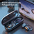 economico Cuffie telefoniche e per ufficio-Cuffie wireless TWS, auricolari Bluetooth con scatola di ricarica, auricolari stereo sportivi con cancellazione del rumore, Bluetooth