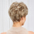 cheap Older Wigs-Light Blonde Mixed Off-White Short Pixie Cut Wigs for Women With Bangs Human-hair Like Texture Natural Layered Hair