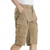economico Classico-Per uomo Pantaloncini cargo Shorts Pantaloncini Estivi Multi-tasche Tasca con Patta Semplice Comodità Indossabile Lunghezza al ginocchio All&#039;aperto Sport Quotidiano Moda Casual Nero Verde militare