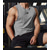 cheap Tank Tops-Men's Tank Top Vest Undershirt Sports T-Shirt Sleeveless Round Neck Crewneck Summer Plain Fashion Classic Casual Mesh Casual Sports Basketball Black White Navy Blue Top Tee for Men