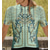 preiswerte Radtrikot Damen-Damen Radtrikot Grafik Blumenmuster Vintage Kurzarm Fahhrad Trikot Oberteil mit 3 Gesäßtaschen Schnelltrocknend Reflektierende Streifen Rückentasche Feuchtigkeitsableitend Sport Grün Bekleidung