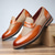 cheap Loafers-Men's Brown and Tan Brogue Dress Shoes - Stylish Formal Shoes for Dance Parties and Special Celebrations