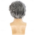 cheap Mens Wigs-Mens Wig Short Grey Layered Synthetic Halloween Cosplay Costume Wig for Males